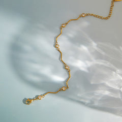 Schakelarmband met zirkonia