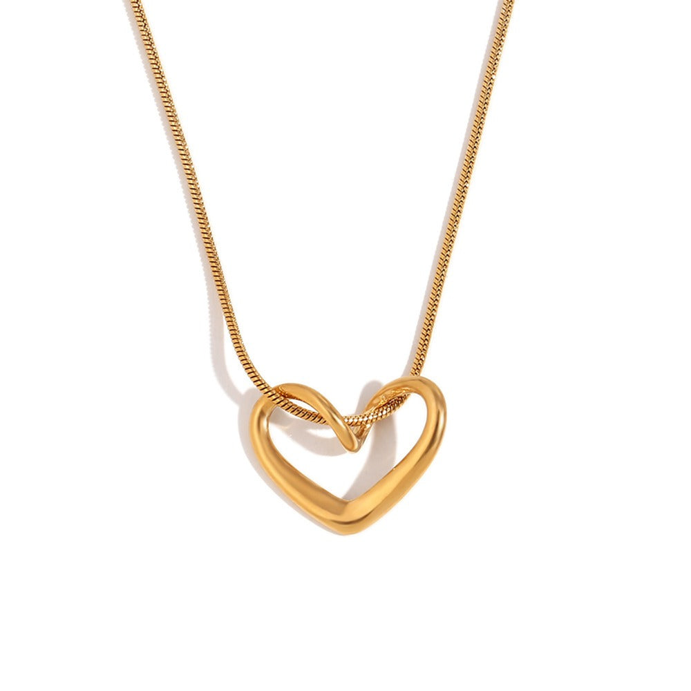 Fijne ketting met hartje