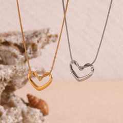 Fijne ketting met hartje