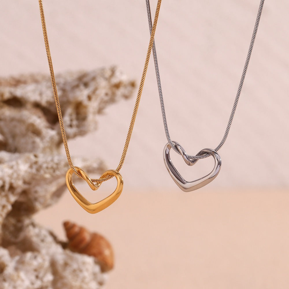 Fijne ketting met hartje