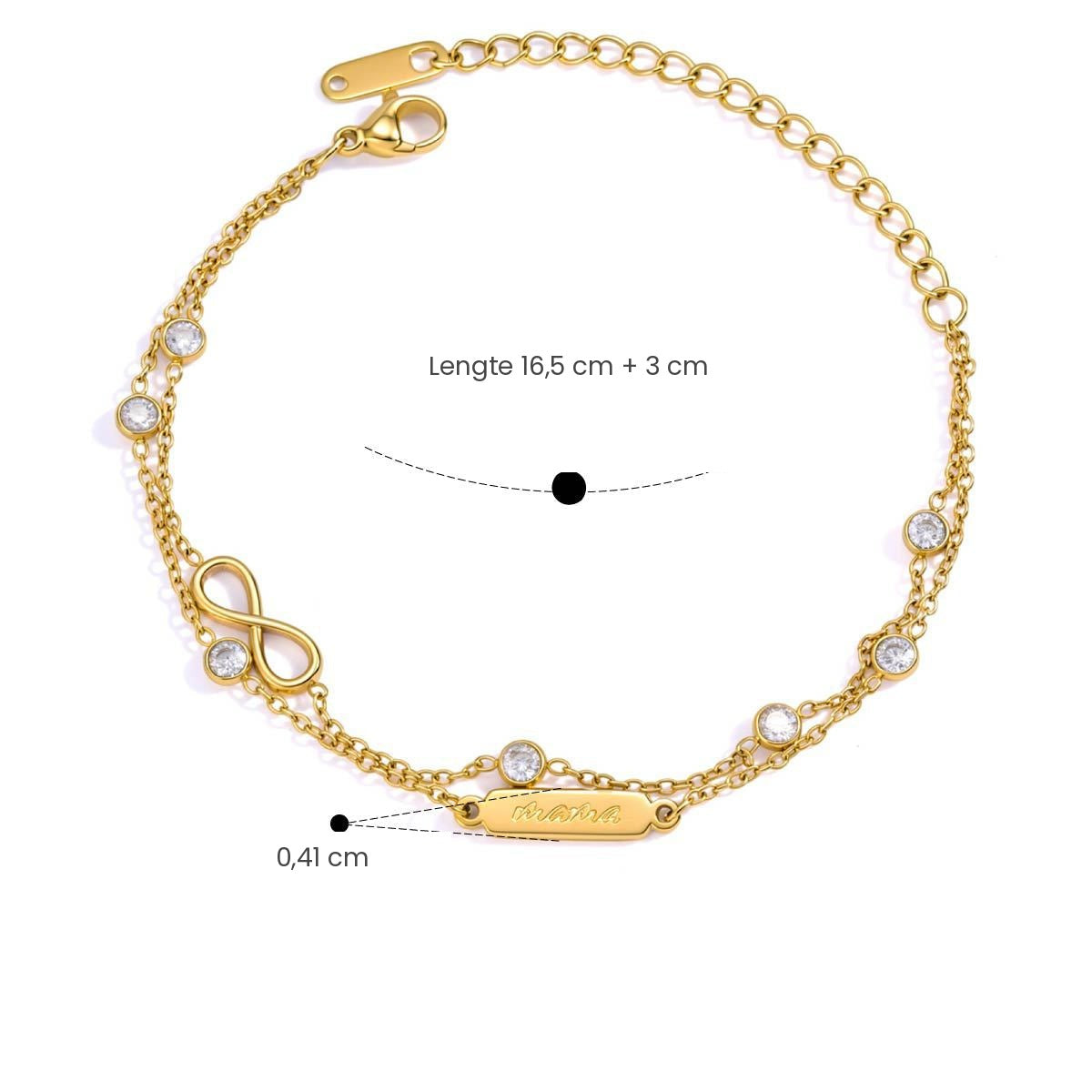 Armband met parels