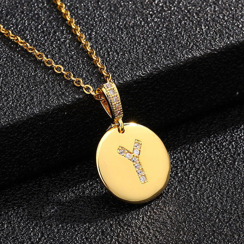 Initial ketting met zirkonia