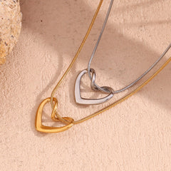 Fijne ketting met hartje