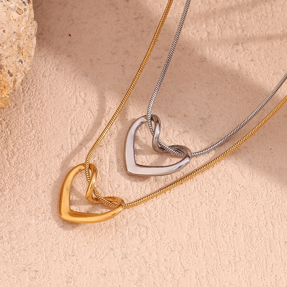 Fijne ketting met hartje