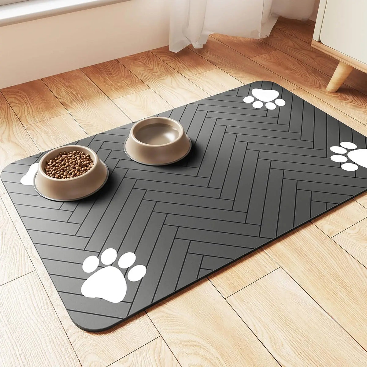 Huisdier Voermat – Absorberende Placemat voor Hond & Kat | Waterproof & Antislip