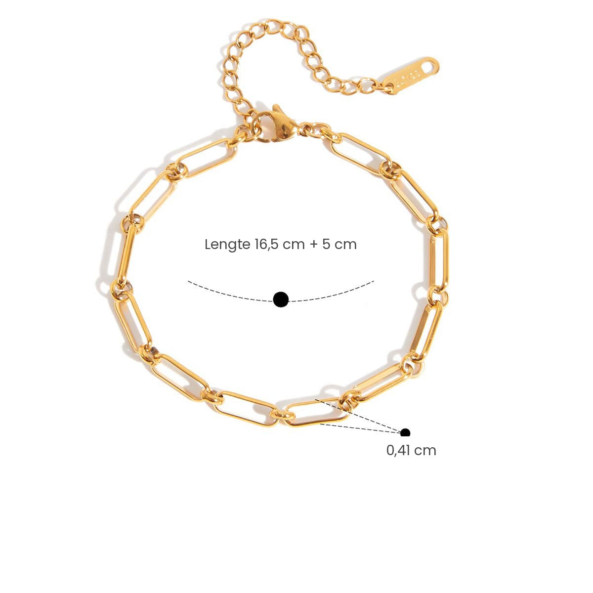Armband met parel en sterretje