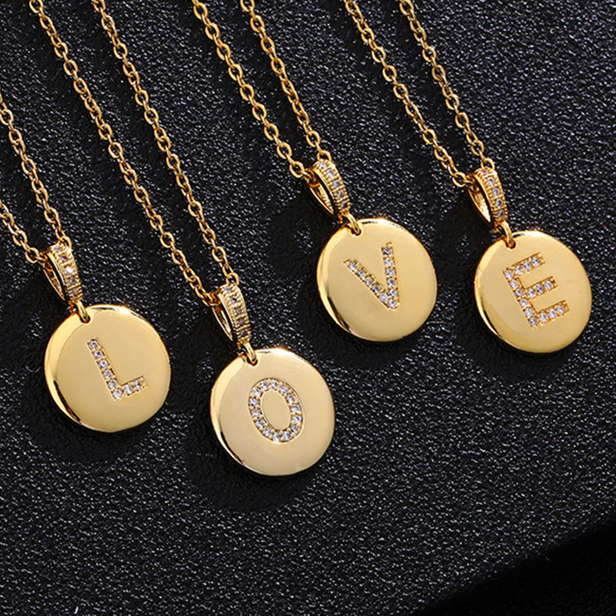Initial ketting met zirkonia