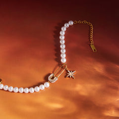 Armband met parel en sterretje