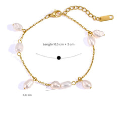 Armband met parels
